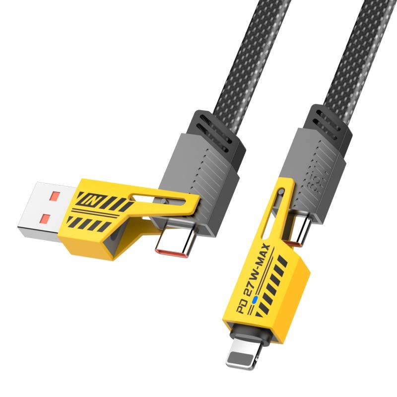 کابل شارژ چهار کاره فست شارژ 65W